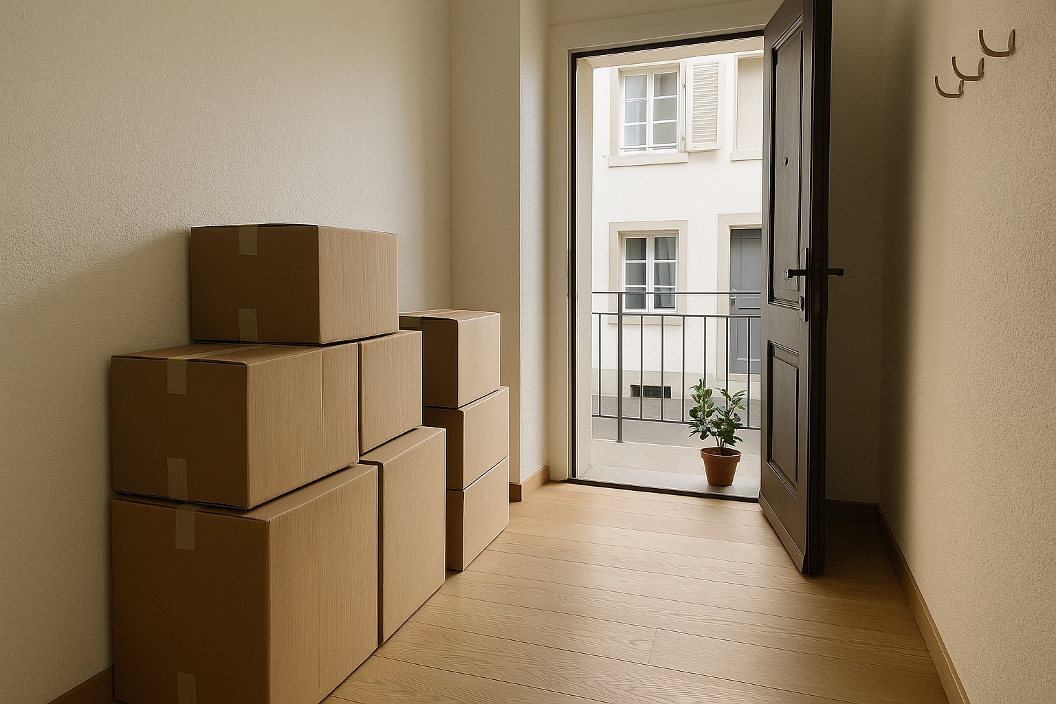 Moving into a Swiss apartment